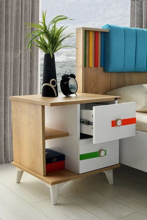 Gitar Pikolo 2 Çekmeceli Komidin