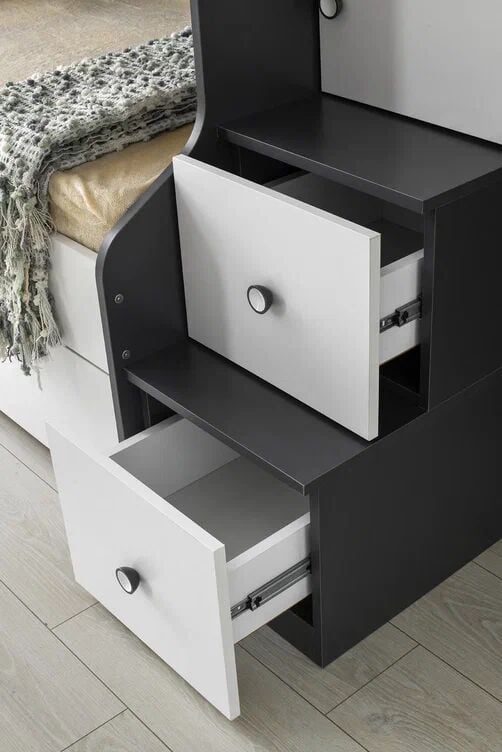 Gitar 4 Kapılı Dolap Ranzalı Genç Odası Takımı