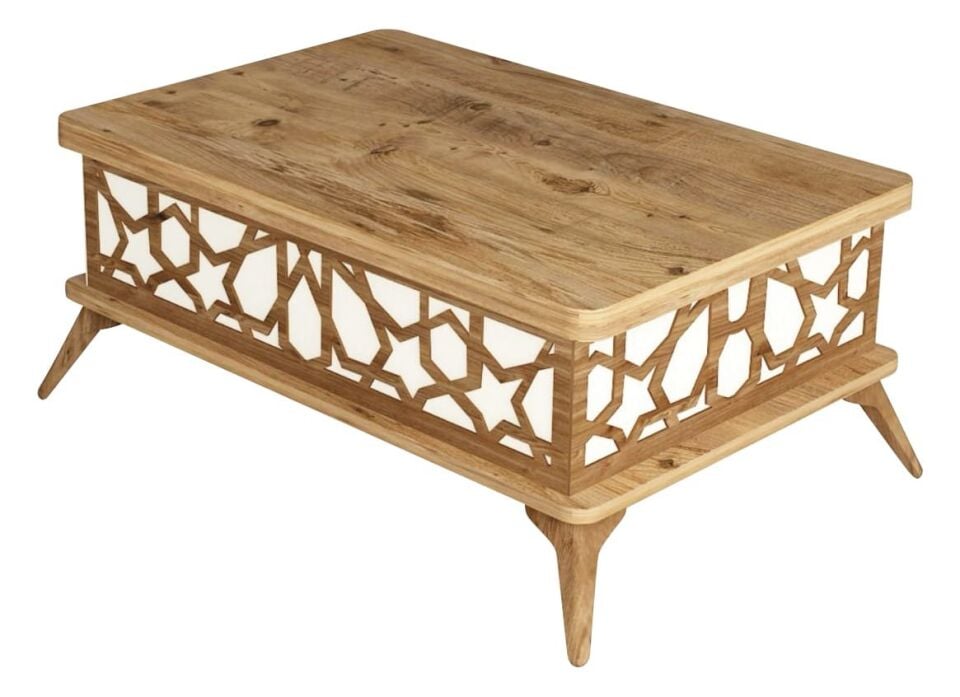 Uyar Çift Renk 90*60 Yıldız Akıllı Sehpa