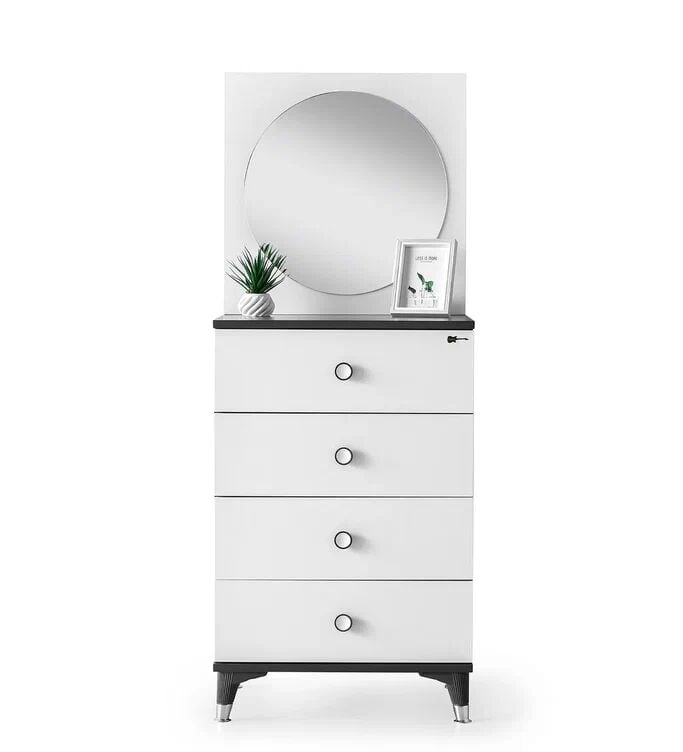 Gitar Aynalı Şifonyer