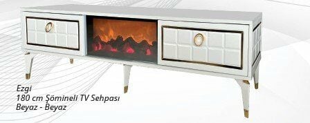 Ezgi 180 cm Şömineli Televizyon (Tv) Sehpası