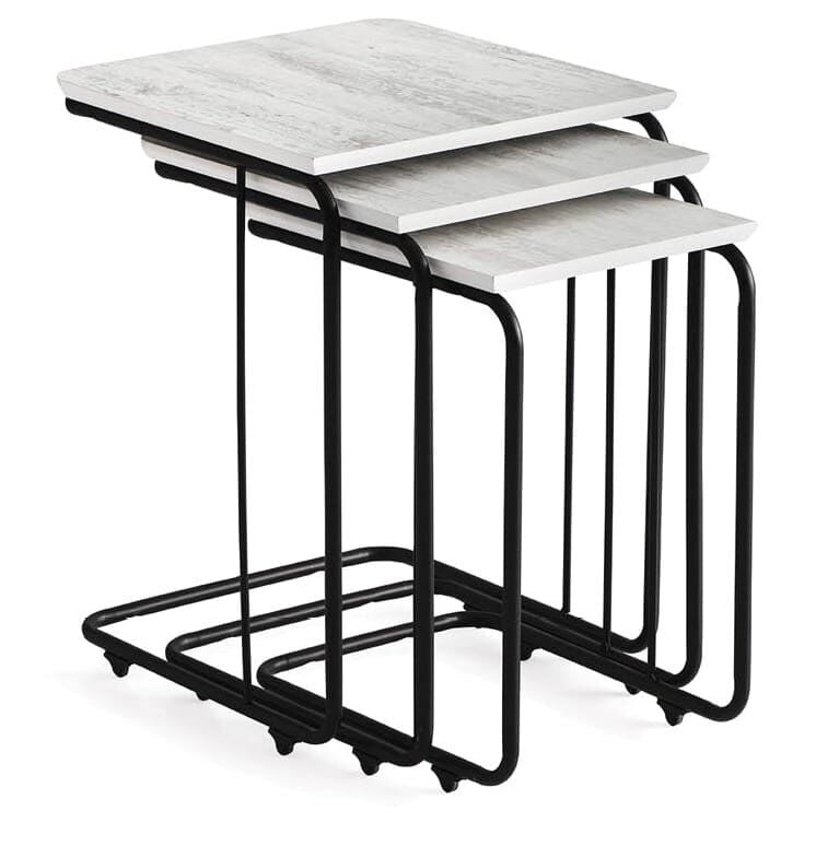 Uyar Beyaz Mermer C Zigon Sehpa