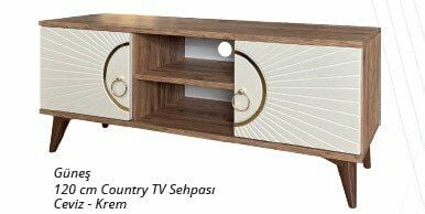 Güneş 120 cm Country Televizyon (Tv)  Sehpası