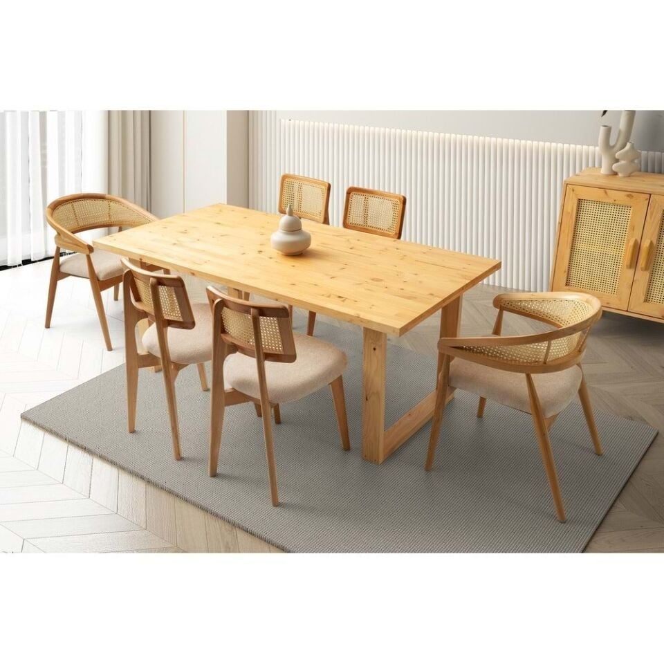 Mobilgen Naturel Yemek Odası Takımı