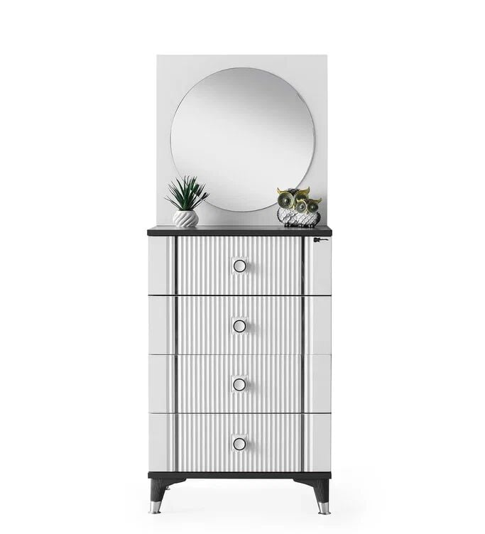 Gitar Amazon Aynalı Şifonyer