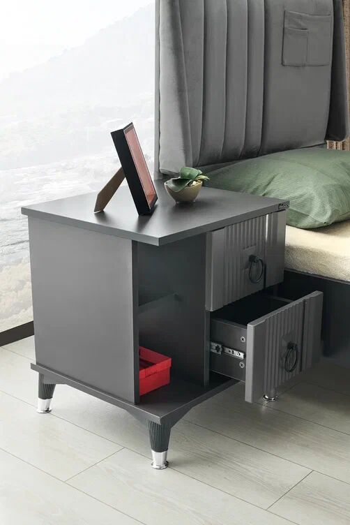 Gitar Atlantik 2 Çekmeceli Komidin