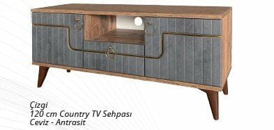 Çizgi 120 cm Country Televizyon (Tv) Sehpası