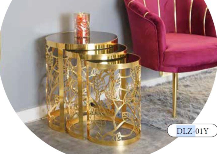 Mim Gold Lazer Zigon Sehpa