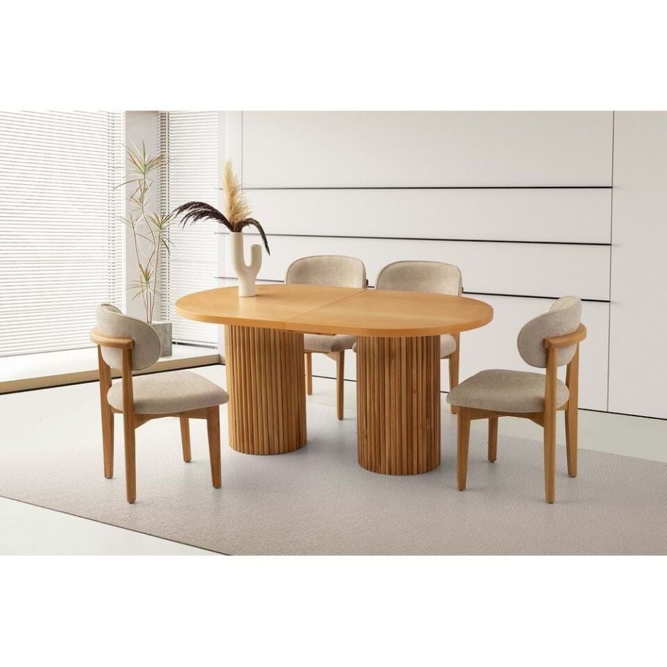 Mobilgen (Sadece Masa) Naturel Picasso Açılabilir Masa