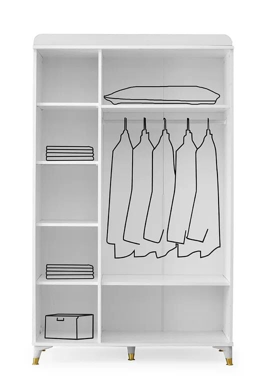 Gitar Meriç 3 Kapılı Dolap Karyola Genç Odası Takımı