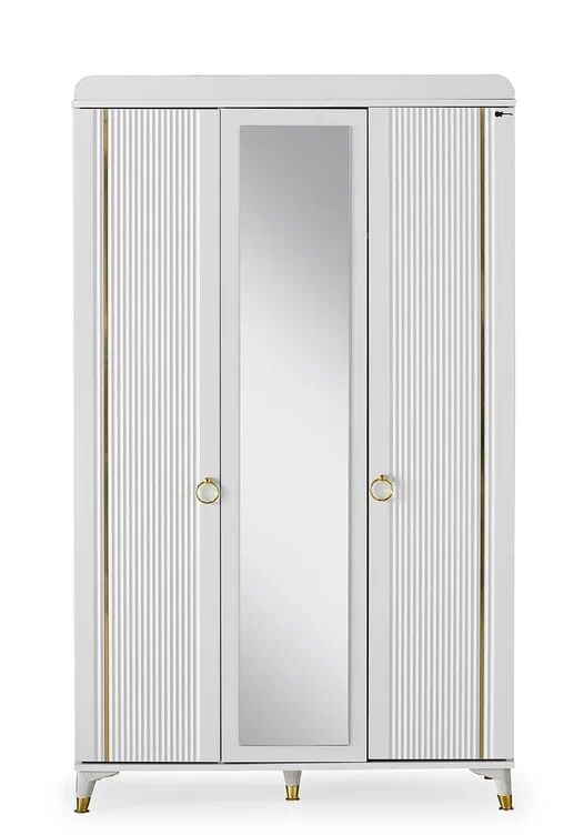 Gitar Meriç 3 Kapılı Dolap