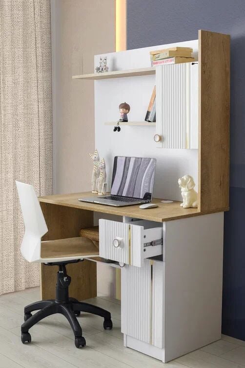 Gitar Tuna 3 Kapılı Dolap Karyola Genç Odası Takımı