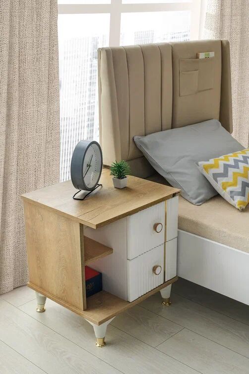 Gitar Tuna 2 Çekmeceli Komidin