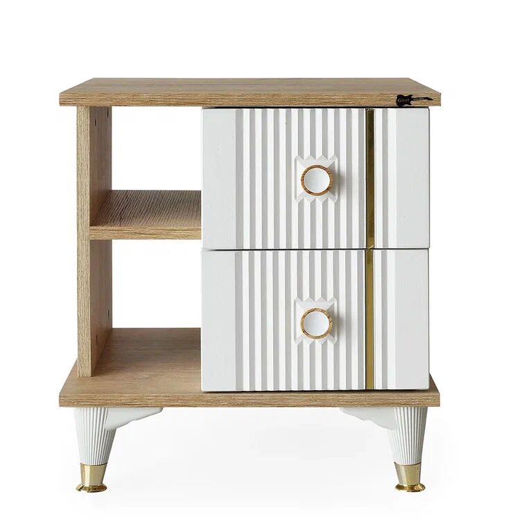 Gitar Tuna 2 Çekmeceli Komidin