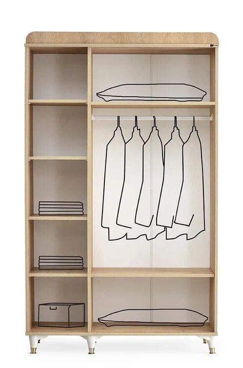 Gitar Tuna 3 Kapılı Dolap Ranzalı Genç Odası Takımı