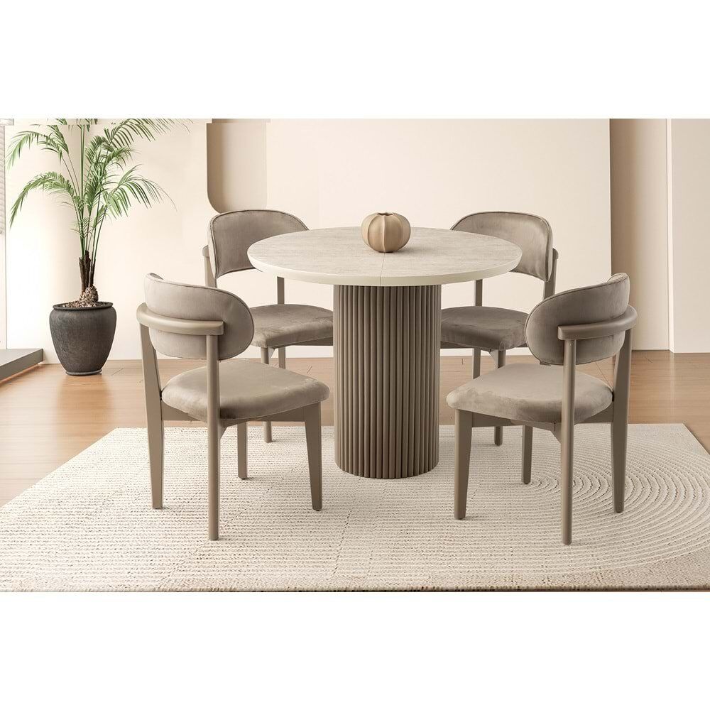 Cappicino (Sadece Masa) Mobilgen Hilton 100+35-100 Açılabilir Masa