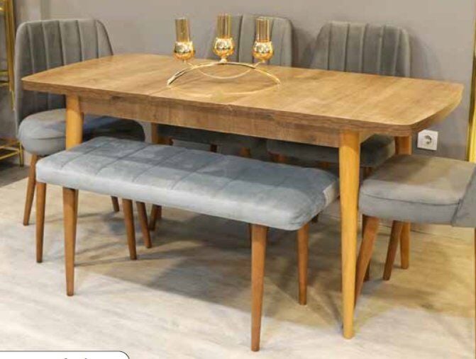 MİM (Sadece Masa) Ceviz 75*130 Kelebek Açılabilir Masa