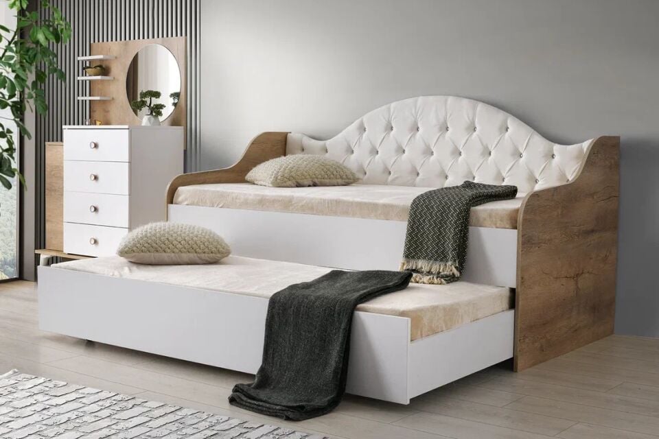 Gitar Kolej 2 Kapılı Dolap Sedir Karyola Genç Odası Takımı