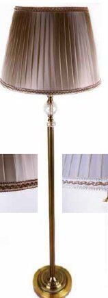 Mim Gold - Açık Kahverengi  Kristal Lambader