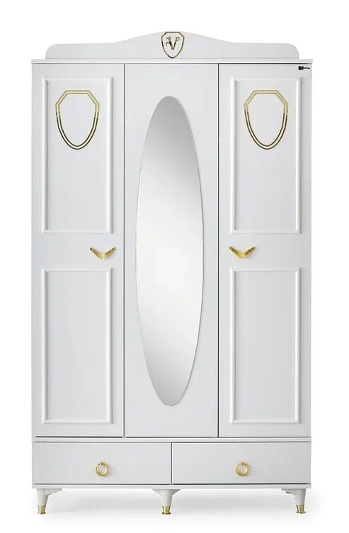 Gitar Venedik 3 Kapılı Dolap Karyola Genç Odası Takımı