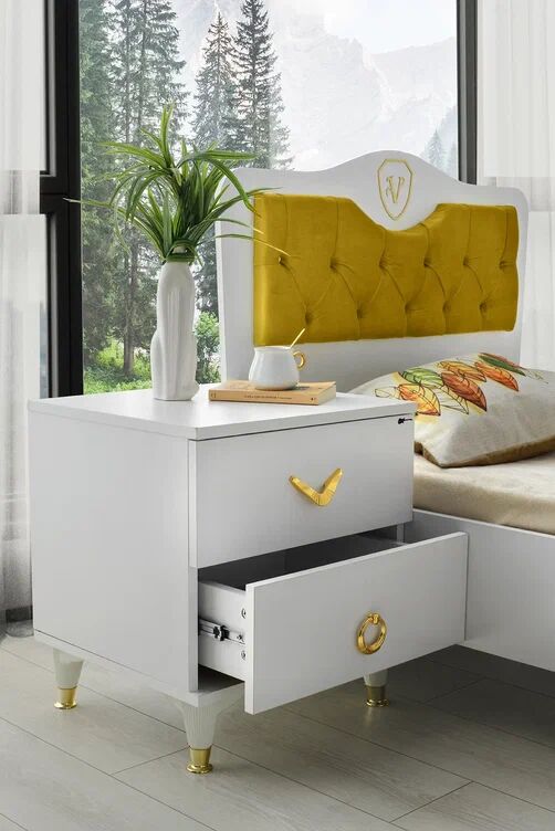 Gitar Venedik 2 Çekmeceli Komidin