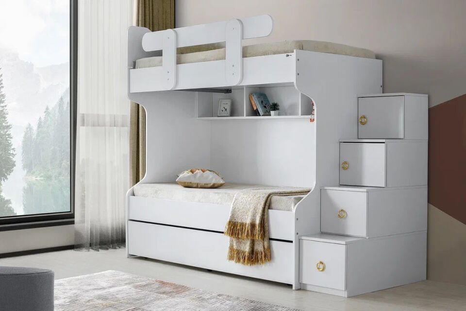 Gitar Venedik 3 Kapılı Dolap Ranzalı Genç Odası Takımı