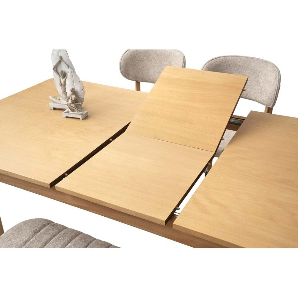 Naturel (Sadece Masa) Mobilgen Fidan 140+30 Açılabilir Masa