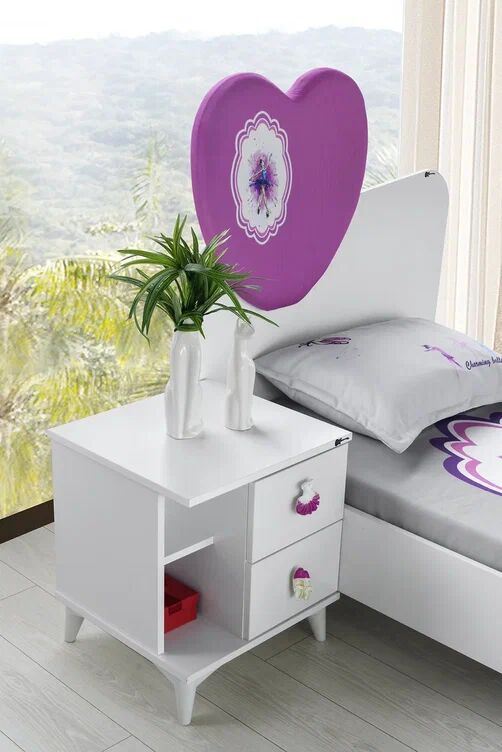 Gitar Balerin 2 Çekmeceli Komidin