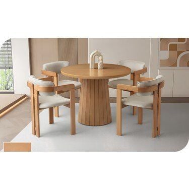 Mobilgen 4 Adet Viyana Sandalye Orkide Masa Takımı