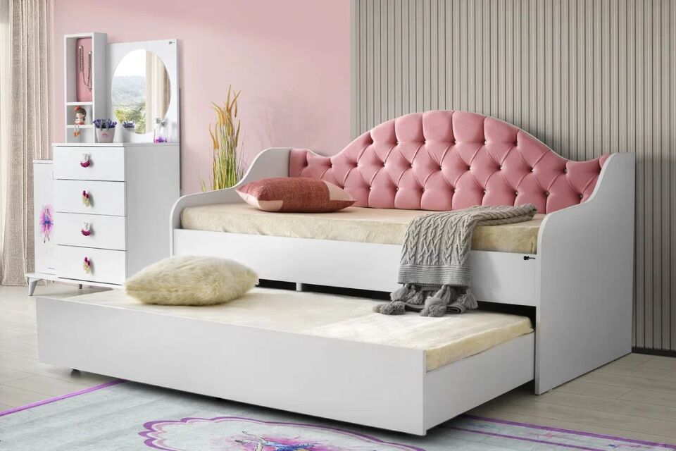 Gitar Balerin 3 Kapılı Dolap Sedir Karyola Genç Odası Takımı