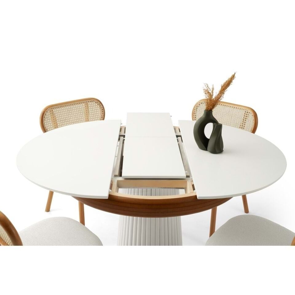 Mobilgen (Sadece Masa) Naturel Palermo 100+30*75 Açılabilir Masa