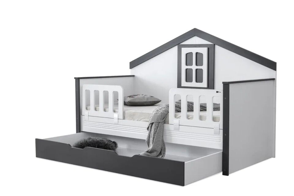 Gitar MLO 3 Kapılı Dolap Çatılı Sedir Karyola Çocuk Odası Takımı