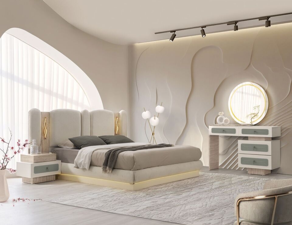 Şehzade Turkuaz Aplik Baza Başlık