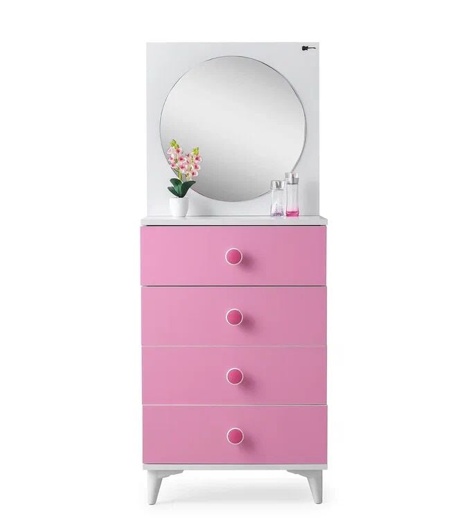 Gitar MLO Çatılı Sedir Karyola 3 Kapılı Dolap Çocuk Odası Takımı