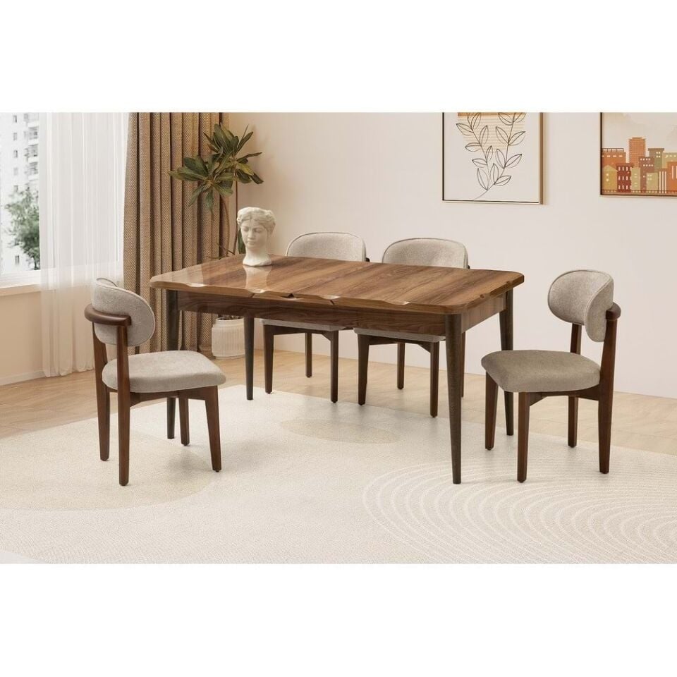 Mobilgen (Sadece Masa) Hazar 160+37 Kelebek Kütük HG Açılabilir Masa