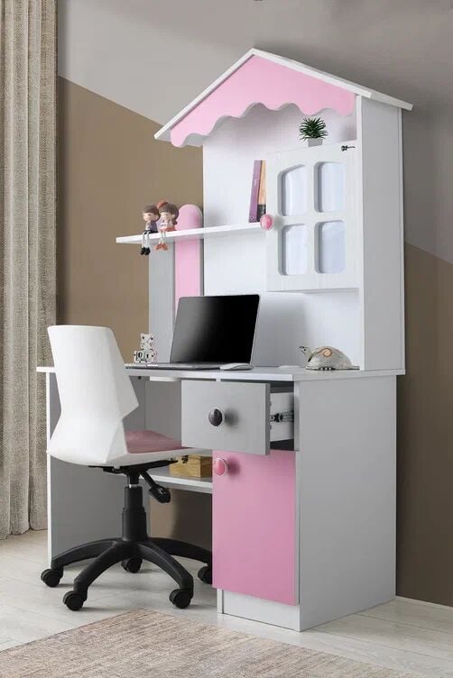 Gitar Mango 2 Kapılı Dolap Çatılı Karyola Çocuk Odası Takımı