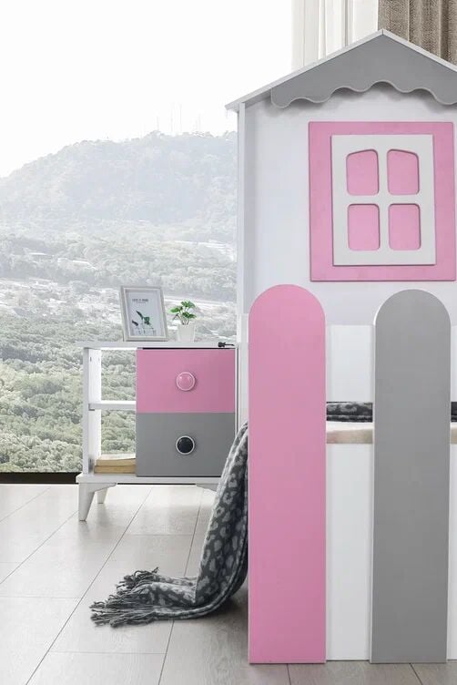 Gitar Mango Çatılı Karyola