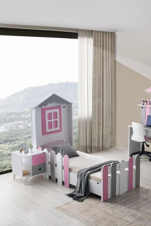 Gitar Mango Çatılı Karyola