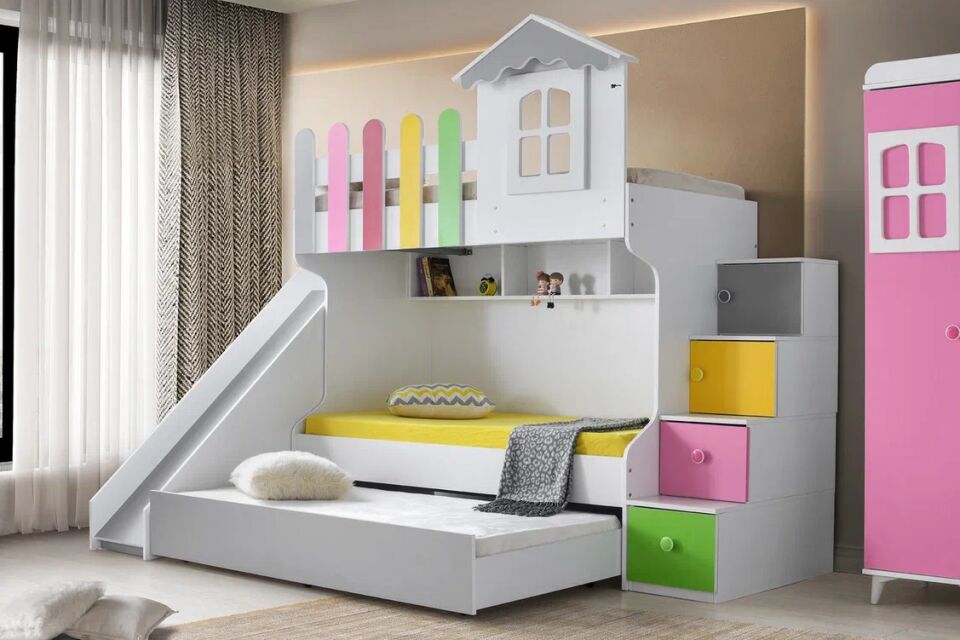 Gitar Mango Kaydıraklı Ranza