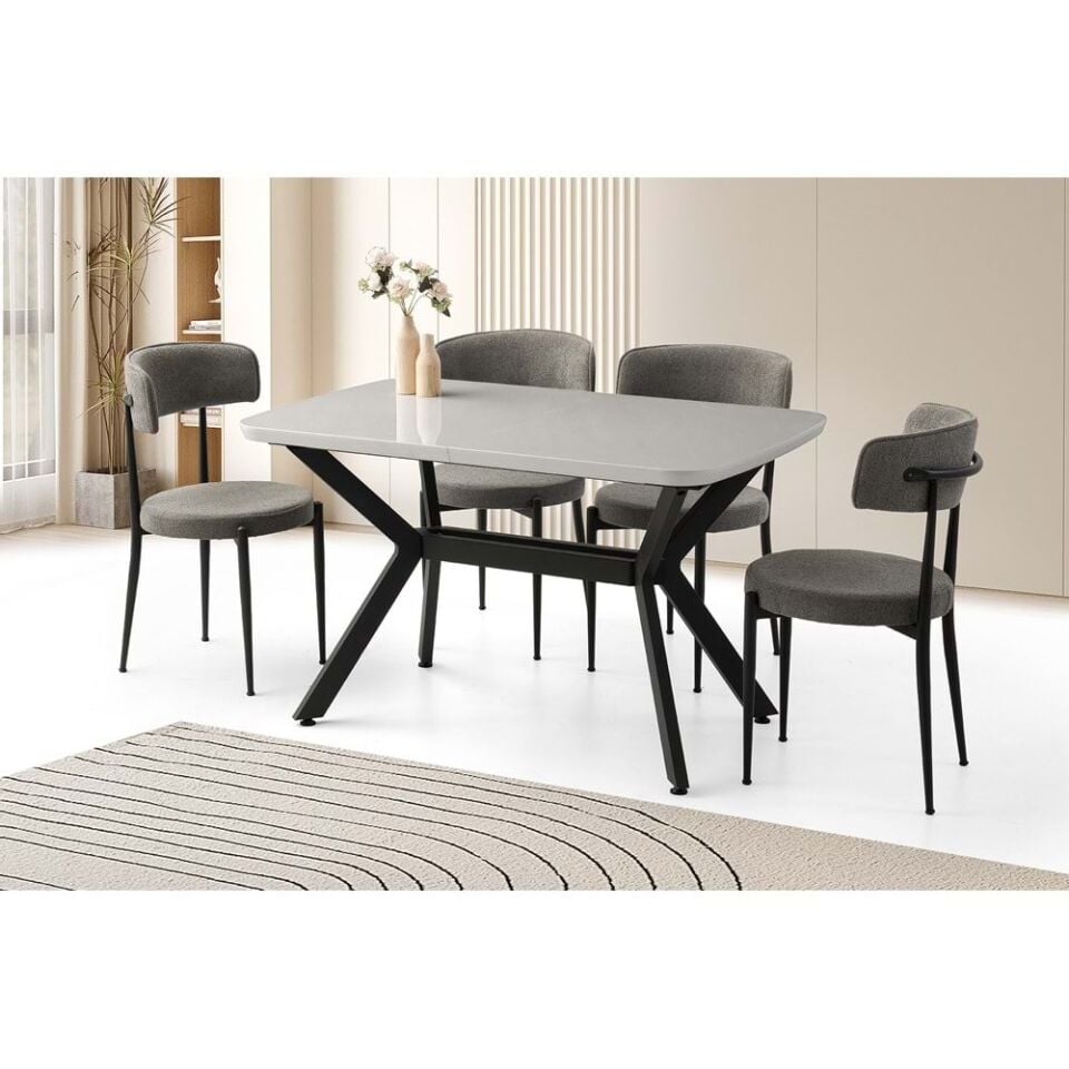 Açık Gri (Sadece Masa) Mobilgen 130+30 Anka HG Açılabilir Masa