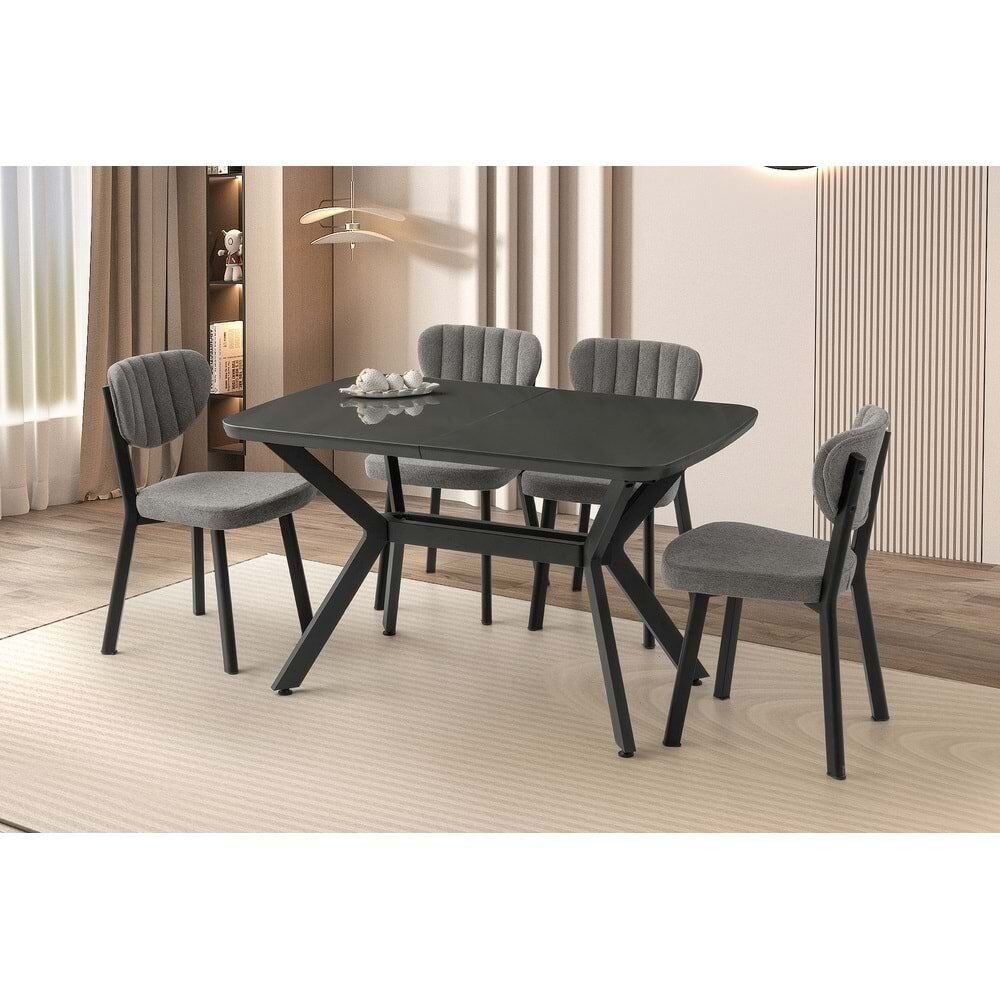 Mobilgen (Sadece Masa) Koyu Gri 130+30 Anka HG Açılabilir Masa