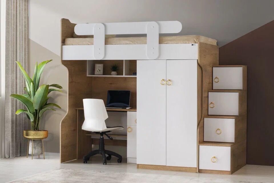 Gitar Meşe - Beyaz Single Ranza