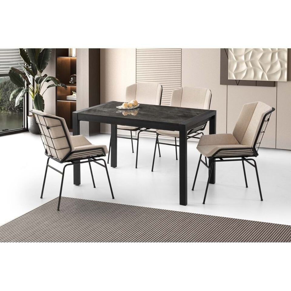 Mobilgen (Sadece Masa) İrony 120+60 Tuğra HG Açılabilir Masa