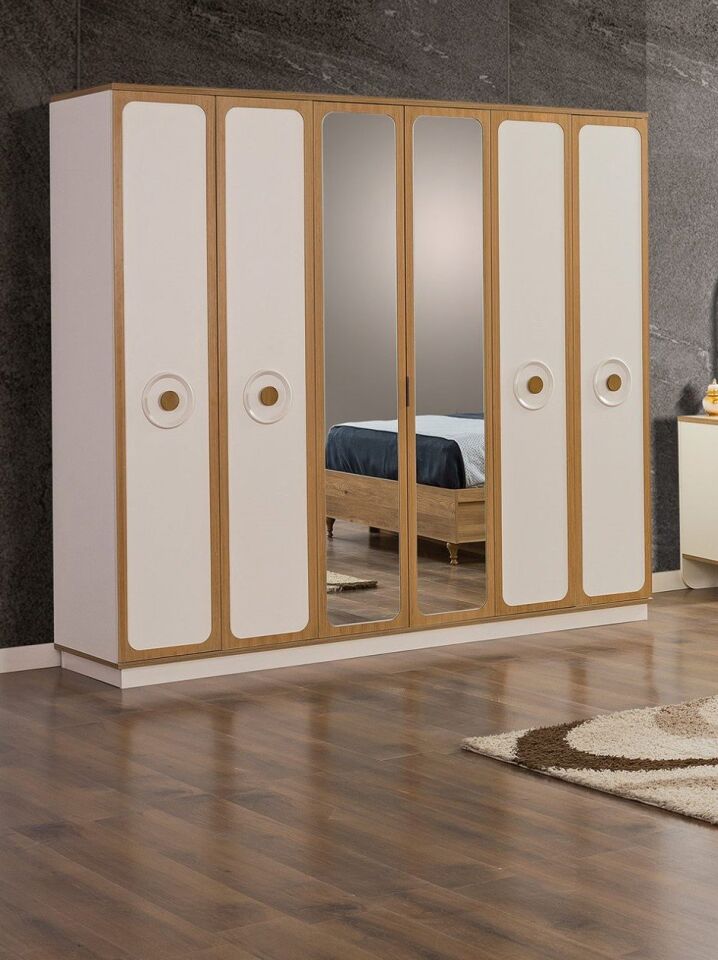 Dardason Güneş 6 Kapılı Dolap