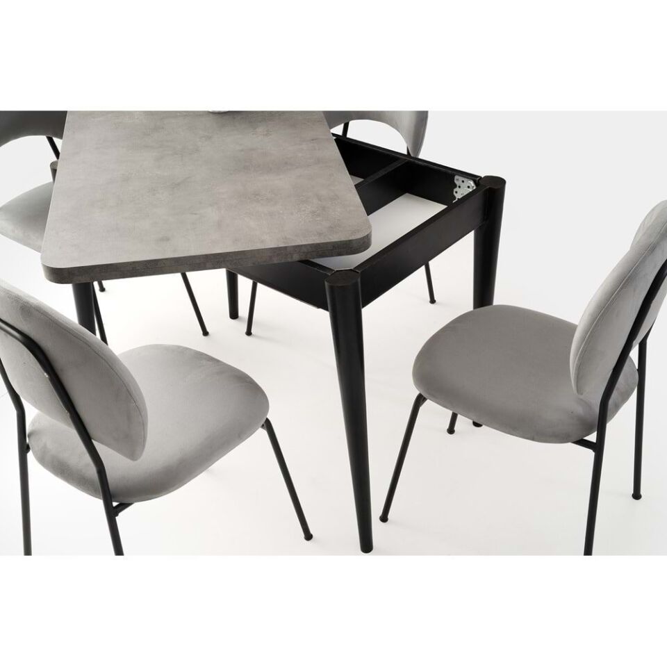 Mobilgen (Sadece Masa) Beyaz 65+65 Gonca Açılabilir Masa