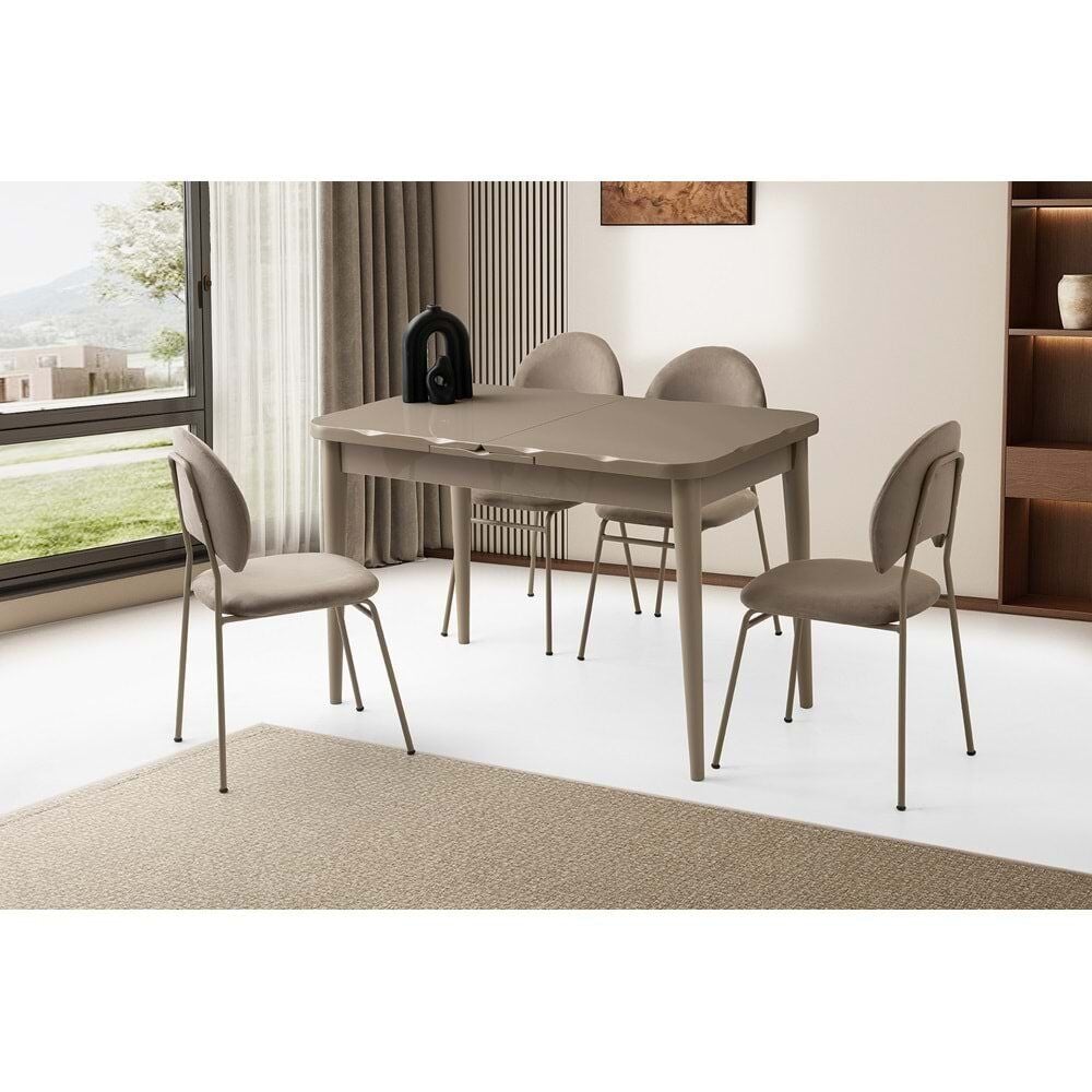 Mobilgen (Sadece Masa) Cappicino 120+30 Kelebek Kütük HG Açılabilir Masa