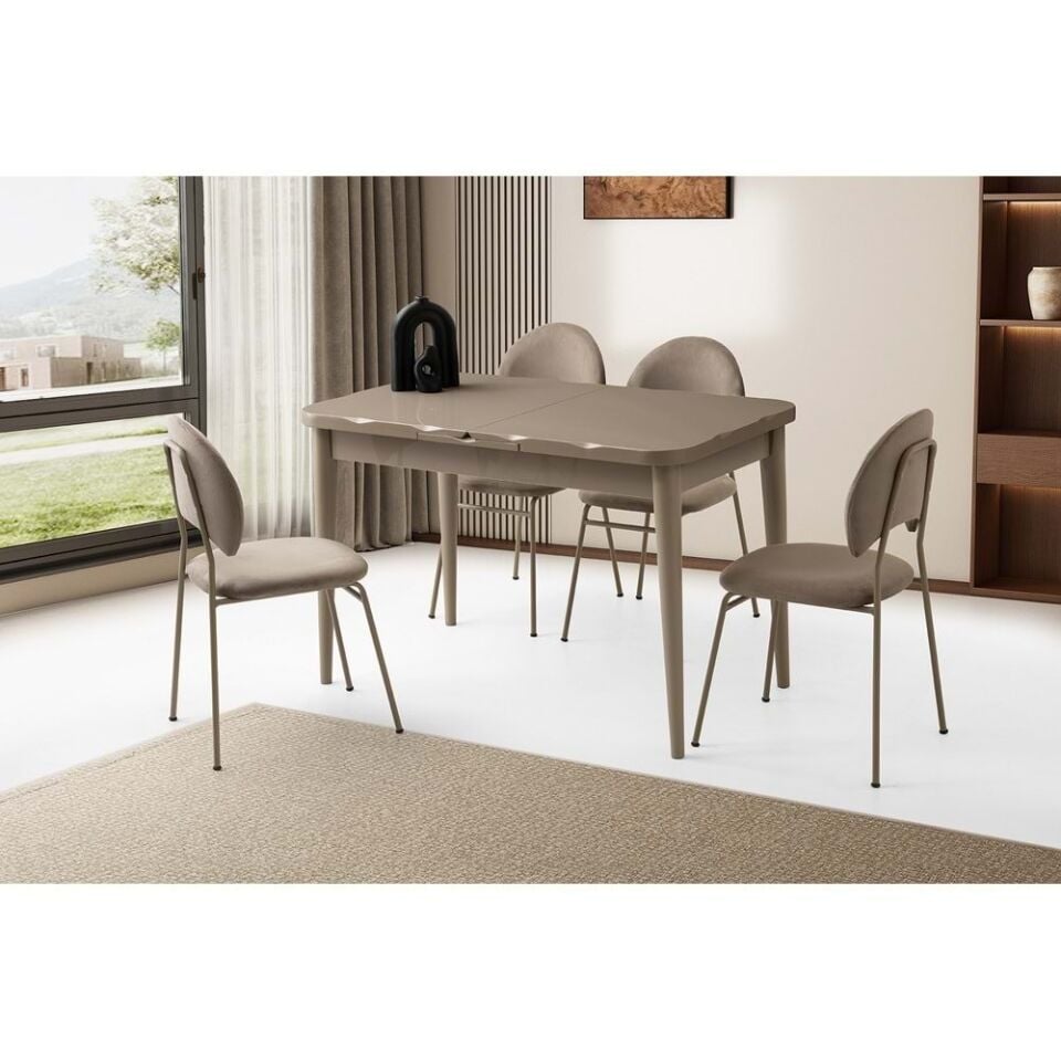 Mobilgen (Sadece Masa) Cappicino 120+30 Kelebek Kütük HG Açılabilir Masa