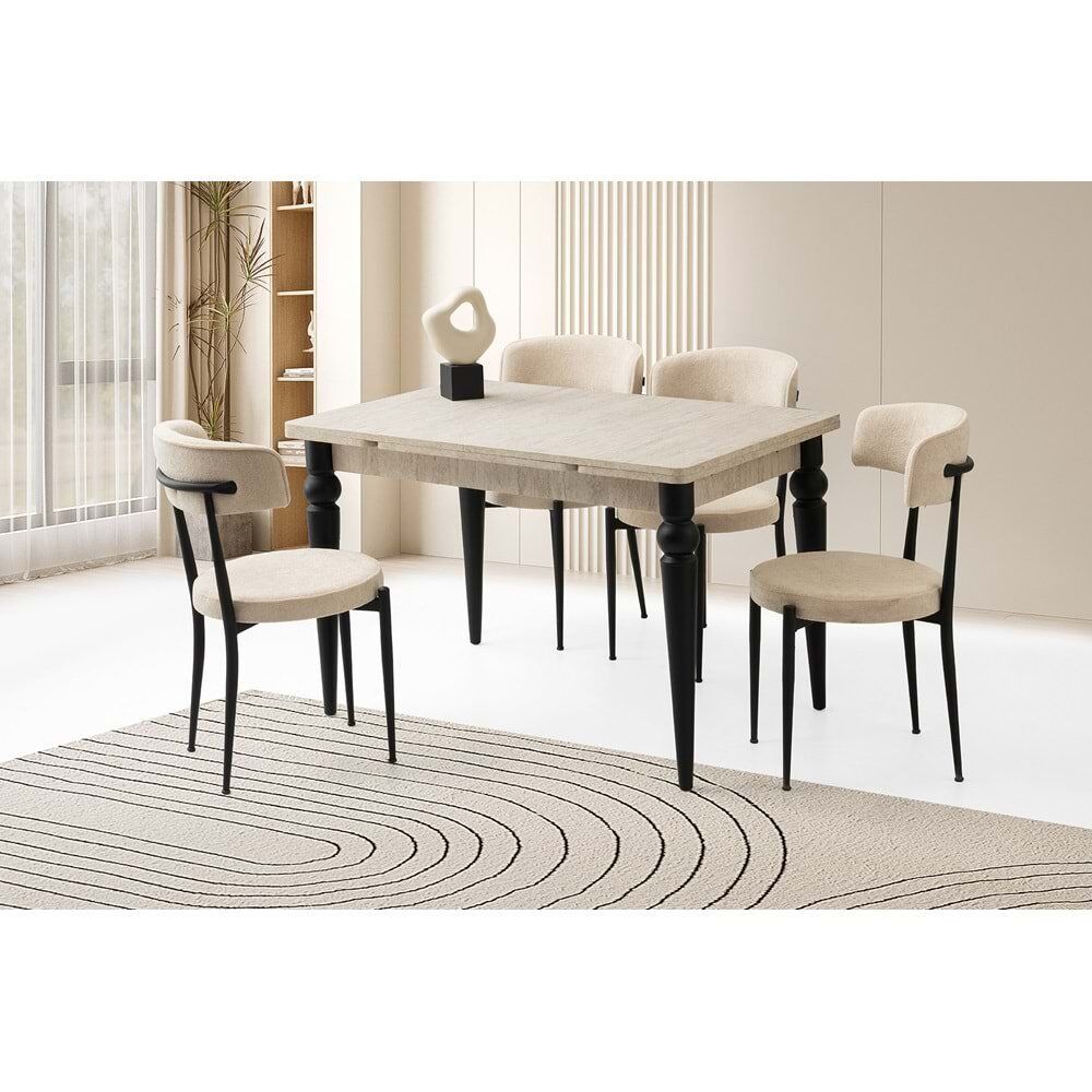 Mobilgen (Sadece Masa) Sidon 120+60 Arda Açılabilir Masa