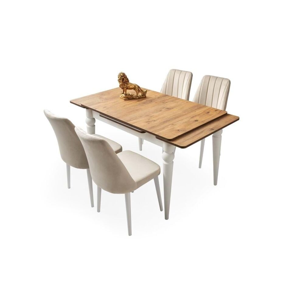 Mobilgen (Sadece Masa) Beyaz 120+60 Arda Açılabilir Masa