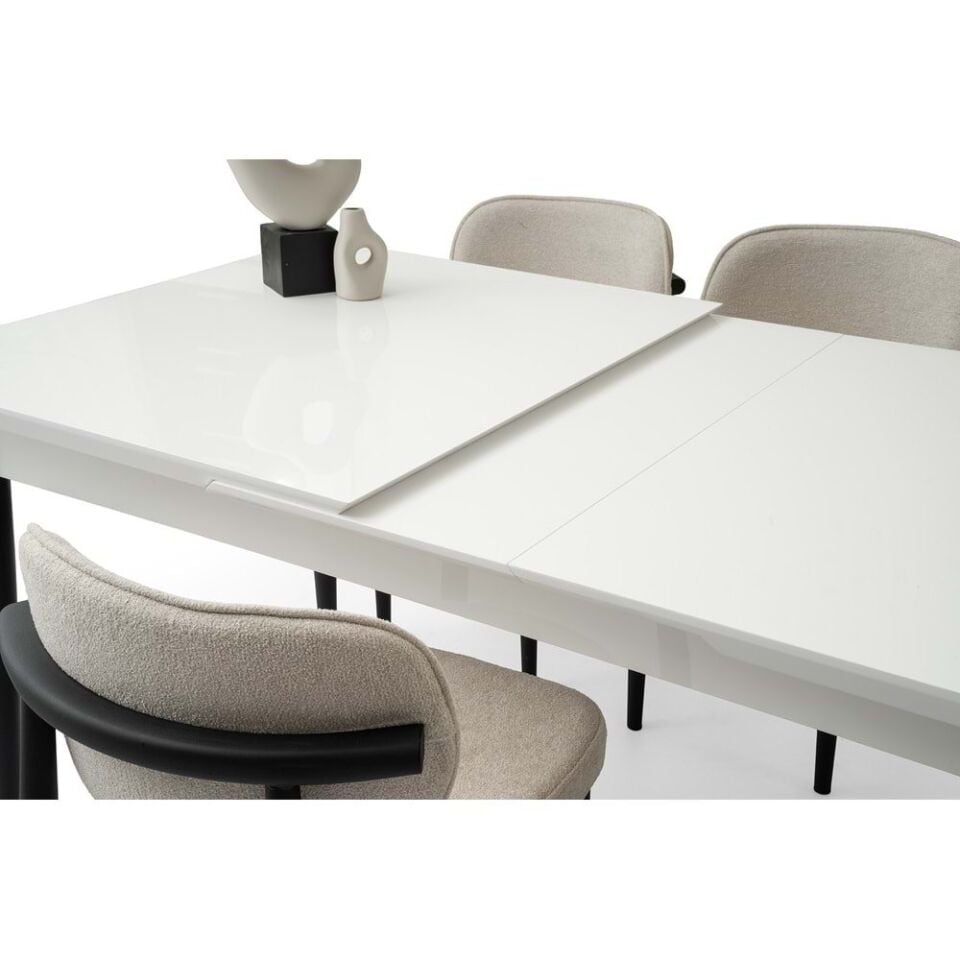 Mobilgen 4 Adet Siesta Sandalye 160+37 Kelebek Tekno kenar HG Açılabilir Masa Takımı